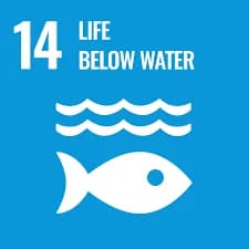 Goal 14 & 15 SDG badge