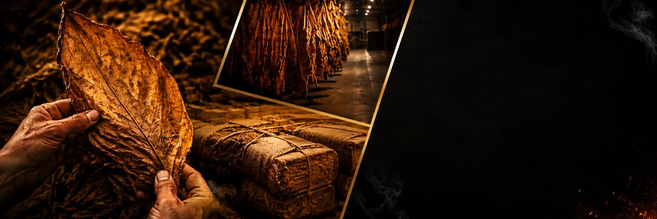 Premium cigar and tobacco blend textures